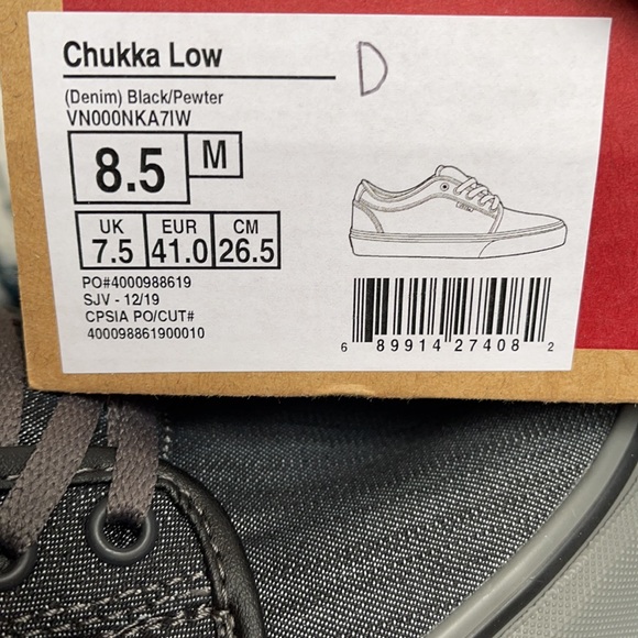 Vans Chukka Low Denim Black/Pewter WMNS - Picture 16 of 16